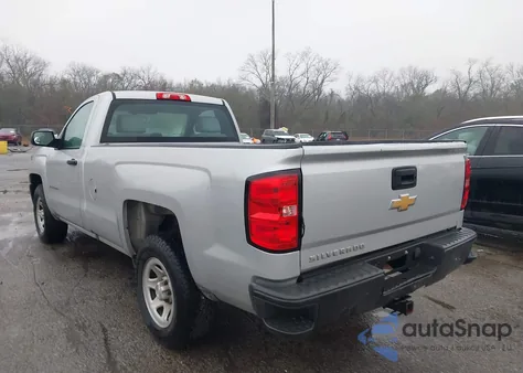 2017 Chevrolet Silverado 1500 Wt из США, поврежденный, VIN 1GCNCNEH1HZ137688